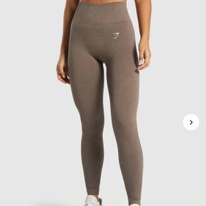 ADAPT FLECK SEAMLESS LEGGINGS mineral brown like new